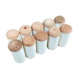YCHUCH 10Pcs Slip Auf Billard Queue Tipps Schutz Billard Stick Kopf Pool Queue Ersatz Abdeckung Pool Sport Zubehör
