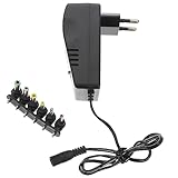 KICHOUSE 1 Satz Netzteil led lichterleiste Controller zapfwellenadapter lapdesk minifernsehgeräte EU Plug konverter ladegerät Stromversorgung Konverterladegerät aus Kunststoff STK Black