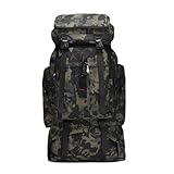 NMGHUTE Wanderrucksäcke Trekkingrucksäcke Wanderrucksack Wandern Rucksack 70L Schultern Tasche Für Klettern Camping Outdoor Training Sport Trekkingrucksack Reiserucksack(B)