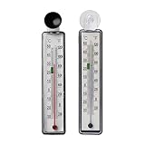 YMXQUP Digitale Aquarium-Temperatursensoren, Saugnapf, einfaches Ablesen für Reptilien, Terrarien, Aquarium, Wasserthermometer, Aquarium, Thermometer