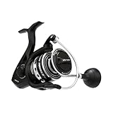PENN Pursuit IV Salzwasser Spinnrolle – Spinnangeln, Jig, Köderrolle für den Allround-Einsatz, Boot, Kajak, Ufer, Black Silver