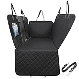 Gimars Hundedecke Auto Rückbank, 157x137cm Große Verdickte Kratzfest Wasserdicht Hunde Autositz Rückbank, Universal Hundedecke Auto Mit Abnehmbarer Vorderer Abdeckung Und Sichtfenster Für PKW LKW SUV