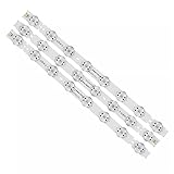 HABITZ 3 x LED-Hintergrundbeleuchtung, 8 LEDs, kompatibel mit LG 50UK6520PSA 50UK6520 50UK6510PSF 50UK6510 50UK6500 50UK6470PLC HC500DQN-VCUR/L 50UK63/65_INX