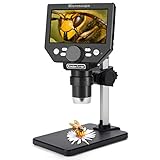 LCD Digital USB Mikroskop, Koolertron 4,3 Zoll 1080P 8 Megapixel 1000X HD Vergrößerung Zoom Drahtlose Mikroskopkamera für Erwachsene/Kinder mit 8 LED Leuchte