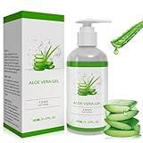 Aloe Vera Gel 100% Rein - 280ml Aloe Vera Gel Bio für Gesicht, Natürliche, Beruhigende und Pflegende Feuchtigkeitscreme After Sun, für Gesicht, Haare und Körper