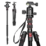 SMALLRIG Tripod Einbeinstativ mit 36mm 360 Panorama Kugelkopf,78'/200cm Kamerastativ,Professionelles Camera Tripod mit 15kg Tragkraft, für Reise und Arbeit - 3474C