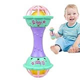 Doiyislem Rasseln für Babys, Rasselspielzeug | Kleine Beißspielzeuge, Rasseln für Kleinkinder - Sicheres sensorisches Spielzeug, sensorischer Handgreifer, multifunktionales Rassel-Beißspielzeug für