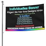 Fahne Selbst Gestalten, Personalisierte Flaggen Home Wanddekoration (ohne Fahnenmast) individuelles Garten Yard Schild fügen Sie Ihr eigenes Bild hinzu, Text, benutzerdefinierte Flaggenbanner