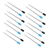 Parliky 80 Stück Teiliges Kugelschreiber-minen Metallmine Medium Spitze Glattes Schreiben Schwarz Blau Tintenpatronen Kugelschreibermine Ersatz Kompatibel Für Cross Stil Stifte