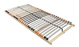 Mister Sandman Lattenrost 90x200 cm ErgoActive 7 Zonen einstellbare Härte Stabiler Lattenrahmen leise ergonomisch atmungsaktiv selbst zusammenbaubar Federholzrahmen kompatibel mit Allen Matratzen
