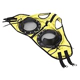 Haofy Augenschutz für Pferde, Rennbrille, Reitblinker mit Sanddichtem Schutz, Leichtes, Atmungsaktives Netz, Sicherer Sitz für Professionelles Training und Wettkampf