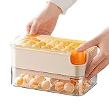 Mlllokfki Eiswürfelform, Eiswürfelform für Gefrierschrank, Gefrierschrank-Kühlbox, Gefrierschrank-Eiswürfelbehälter mit Behälter, multifunktionaler Einsatz für