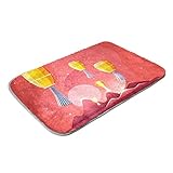 Kunstfell Teppich Rot Himmel Laterne Festival für Schlafzimmer Wohnzimmer