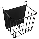 TOYANDONA Schwarzer für Kaninchen und Meerschweinchen Rostfreier Kohlenstoffstahl Stabile Hängende Futterstation Einfache Reinigung und Nachfüllung für Kleine Haustiere und Nager