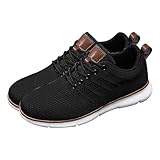 Herren-Fahrradschuhe, modisch, Sommer und Herbst, lässig, flach, leicht, Netzstoff, atmungsaktiv, einfarbig, Rot, weiß, 8 UK 3X-Narrow
