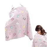 Stilltuch, weicher Stillbezug mit Reifen, atmungsaktiver Stillschal, Sichtschutz beim Füttern, Stillen, Pumpzubehör, Autositz-Zubehör, Mütter