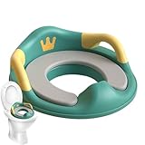 Kinder-Toilettensitz, 1 bis 8 Jahre, tragbarer Trainer, faltbares Reisetöpfchen, ergonomisches Griff-Design, stabile rutschfeste Bodenstruktur, einfache Reinigung, ideal für Zuhause, Badezimmer