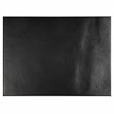 APS 60046 KUNSTLEDER 6er Set Lederimitat-Tischset, 45 x 32, 5 cm, Schwarz