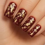 Nagelfolie Set, Gold und Silber Metallisch, Nail-Art Blattfolie für alle Jahreszeiten in 3g Nailartdosen Nailartfolie Zupffolie