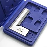 Volakebeing Für Kantenwinkel-Lineal, 90 ° rechtwinkliges Messwerkzeug, Edelstahl-Maschinistenwinkel für Layout und Messung, Genauigkeitsgrad ± 0,02–0,05 (63 x 40 mm)