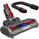 JYLvpart Staubsaugerkopf-Ersatz-Kit kompatibel mit Dyson V7 V8 V10 V11 V15 Staubsaugerteilen, Rollenbürstenreinigerkopfaufsatz mit 5 LED-Leuchten für Hartholzböden