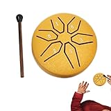 Tongue Drum - 7,6 cm Stahlzungentrommel, Outdoor Stahl Zungentrommel | Stahlzungentrommel, 6 Noten kleines Musikinstrument, halten Sie Stimmung