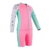 2,5 mm Neopren Kinder Neoprenanzüge Tauchanzug für Wassersport Surfen Schnorcheln Pink S