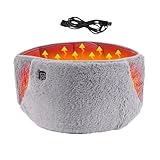 Dmuzsoih Bauch Heizkissen Mit 3 Stufen, 120x20cm 8.5W 1.7a Elektrisches Heizkissen Für Bauch, Elektrische Wärmekissen, Bauchs Wärmedecke Heizdecke Für Frauen, Mädchen, Mutter, Ihre Menstruation
