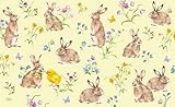 IHR - MCB 1066329 - Frühstücksbrettchen, Ostern, Easter Friends, Hasen, Melamin, 23,5cm x 14,5cm, mehrfarbig, spülmaschinengeeignet