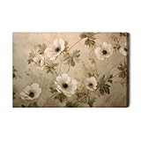 Generisch Leinwandbild „Wald im Nebel“ – Ruhige Wanddeko & Kunstdruck im Naturstil | Wandbilder für Wohnzimmer Schlafzimmer Büro | Hochwertige Leinwandbilder 75×50 cm