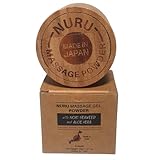 Nuru Massage-Gel-Therapie-Pulver, 40 g, Sumire Edition, Nori Seetang & Aloe Vera, hergestellt in Japan, frei von Parabenen & Glycerin, ergibt 4 Liter, farblos