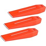 FISHBULL Spaltkeil-Set 3 Stück 3 kg 270 mm aus Stahl - Fällkeil zum Spalten von Brennholz