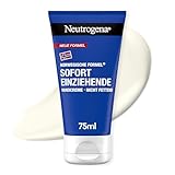 Neutrogena Sofort einziehende Handcreme, leichte und nicht fettende Feuchtigkeitscreme mit Glycerin + Vitamin E bei trockenen, rissigen Händen 75 ml