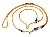 Mystique Hunting Profi Umhängeleine 6mm mit Zugbegrenzung L 325cm orange