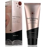 FRDUGA Selbstbräuner für Körper und Gesicht, Instant Körperselbstbräuner, Natural Bronzer Selbstbräunungslotion, Bräunungsbeschleuniger, Self Tanning Lotion (125ml, Lotion)