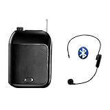 Stimmverstärker für Lehrer, UHF Wireless Sprachverstärker Megaphon Mini Audio Lautsprecher Mit Mikrofon Wiederaufladbare Ultraleichte Lautsprecher für Lehrer, Trainer und Redner in der Öffentlichke