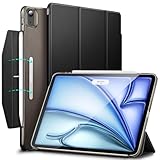ESR für iPad Air 11 Zoll M2 Hülle, iPad Air 6/5/4 Hülle (2024/2022/2020), 10,9 Zoll Case, Trifold mit Magnetverschluss, Ascend Serie, Schwarz