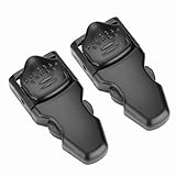 Zerodis Verstellbare Schnallen für Schwimmflossenflossen – und Einfach zu Montieren für Taucher – Ideal Zum Schnorcheln – Schwarz (EIN Typ)