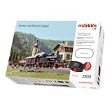 Märklin 29074 BR 74 Digital-Startpackung Güterzug Epoche 3, Spur H0 Modelleisenbahn, viele Soundfunktionen, mit Mobile Station und C-Gleis Schienen