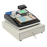 Kasse LED Kundenanzeige Elektronische Registrierkasse 48 Tasten Multifunktionale Kassenlade Große Kapazität Kassensystem Einzelhandel für Kleinunternehmen, Gastronomie, mit Kassenschublade