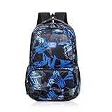 Schulrucksack jungen teenager,Rucksack Jungen,Wasserdichte Schultasche,schultasche kinder,Laptop Rucksack,Große Büchertasche,Schule Rucksack Herren,für Reiserucksack Businesstasche Herren (Blau)