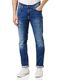 Tommy Jeans RYAN REG STRGHT WMBS Jeanshosen Herren, Blau (Wilson Mid Blue Stretch), 33W / 32L