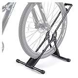 CHEPARK Fahrrad-Bodenständer, Fahrradständer für Garage/Zuhause, Fahrradaufbewahrung, Fahrradständer, passend für 50,8 cm - 73,7 cm Mountainbikes (1 Fahrradträger)