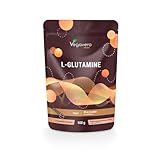 L-GLUTAMIN Pulver 500 g | Vegan | Aus Fermentation | Hochdosiert | Laborgeprüft | L-Glutamine für Muskelregenaration | 100 Portionen | Deutsche Produktion von Vegavero®