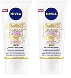 NIVEA Luminous 630 Anti Dark Spot Advanced Handcreme, 50 ml, Hautcreme angereichert mit Hyaluronsäure, pflegende Handcreme für leuchtende Haut (Packung mit 2)