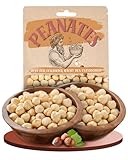 Peanates geröstete Giresun Haselnüsse (500g) – 13-15 mm große Haselnusskerne aus Türkiye – Knusprige, geschälte Nüsse für puren Genuss – Ideal als Knabberzeug oder Snack