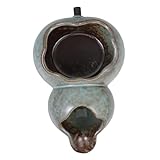 KONTONTY Brunnen Zirkulation Auslass Wasserspender Dekoration Wasserfall Keramik Springbrunnen Spitter Outdoor Garten Springbrunnen Spitter Teichzubehör Für Teiche Im Freien Teichbrunnen