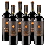 Fantini Primitivo Puglia IGT - Trockener, aromatischer Rotwein aus Apulien (6 x 0,75l)