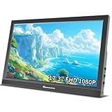 Showscren Tragbar Monitor 17,3Zoll, 1920 x 1080P 60 Hz 99% sRGB,HDMI USB-C Portable Monitore, erweiterter Computerbildschirm mit Lautsprecher kompatibel mit Telefon, Laptop, Raspberry Pi, Xbox, PS4/5