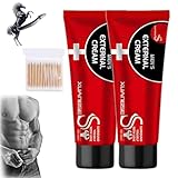 2025 Men's Energy Strength Massage Cream, neue Peniswachstumscreme Vergrößern Sie Ihren Penis um bis zu Xxxl Zentimeter, kraftvolle Verzögerung für die ganze Nacht (2 Stück)